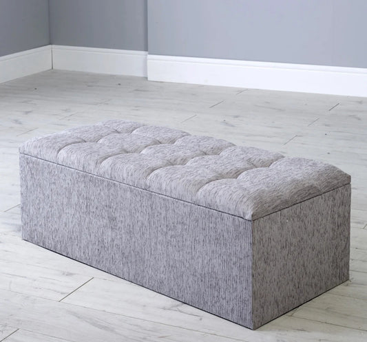 Laila Cube Upholstered Ottoman box