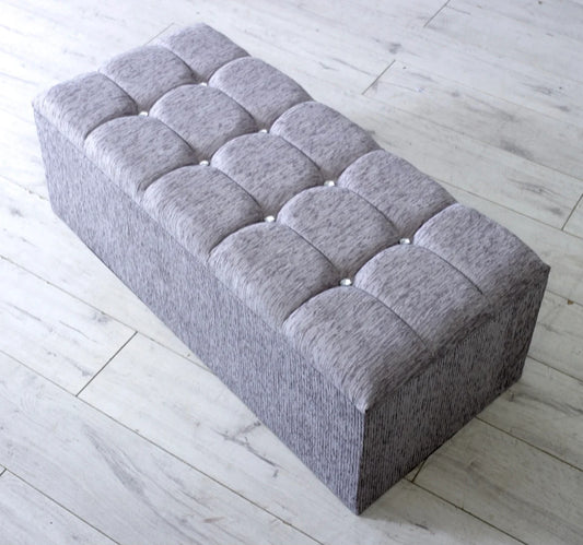 Laila Cube Upholstered Ottoman box