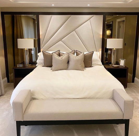 Tabitha Upholstered Bespoke Bed With Base & Mattress Options - Build Your Bed