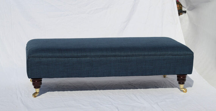 Anne Plain Upholstered Footstool