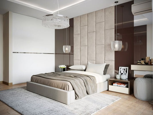 George Bespoke Wall Mounted Headboard With Base & Mattress Options - Build Your Bed