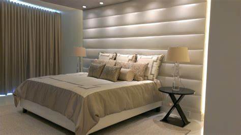 Custom Horizontal Fabric Upholstered Wall Panels for Headboard Design